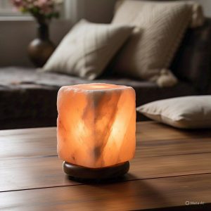 Himalayan Salt Cube Lamp